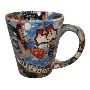 Hollywood LA Themed Coffee Mug Tea Cup
